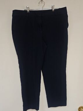 Anne Taylor Factory Navy  Cropped Women's Pants